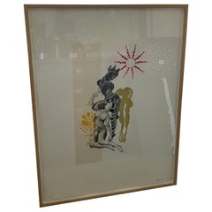 Shahzia Sikander, «aligned Monsters II », aquatinte sur papier, édition 3/40, 2000
