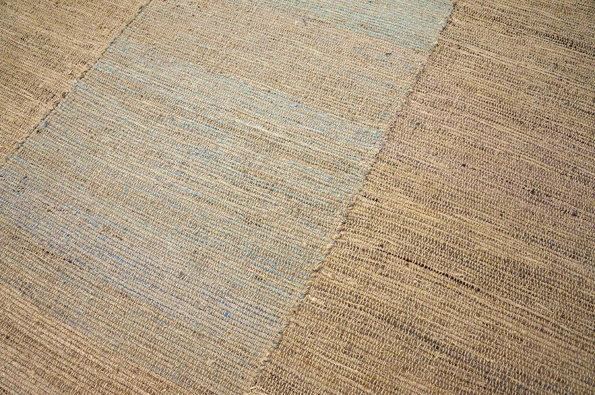 Contemporary Handwoven Wool Shaker Style Flachgewebeteppich  10' 0
