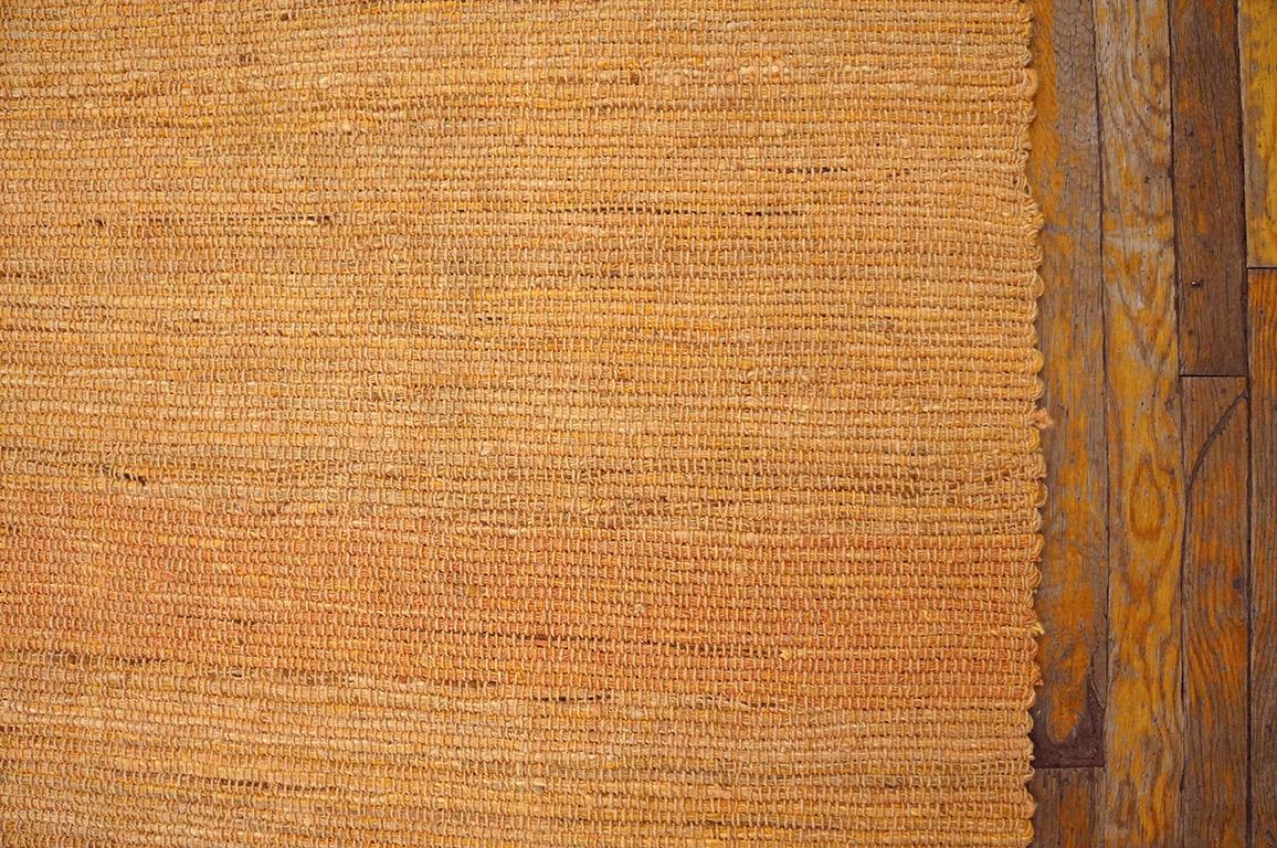 Contemporary Handwoven Wool Shaker Style Flat Weave Carpet 10' 0