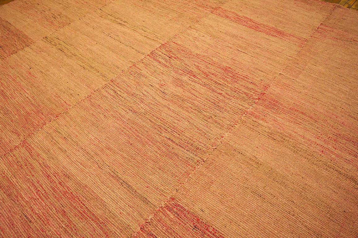 Contemporary Shaker Style Flat Weave Carpet ( 10' 2