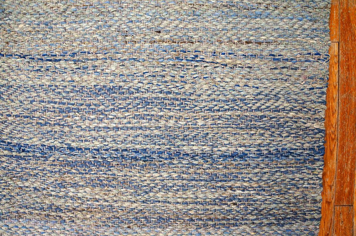 Contemporary Handwoven Wool Shaker Style Flat Weave Carpet 8' 11