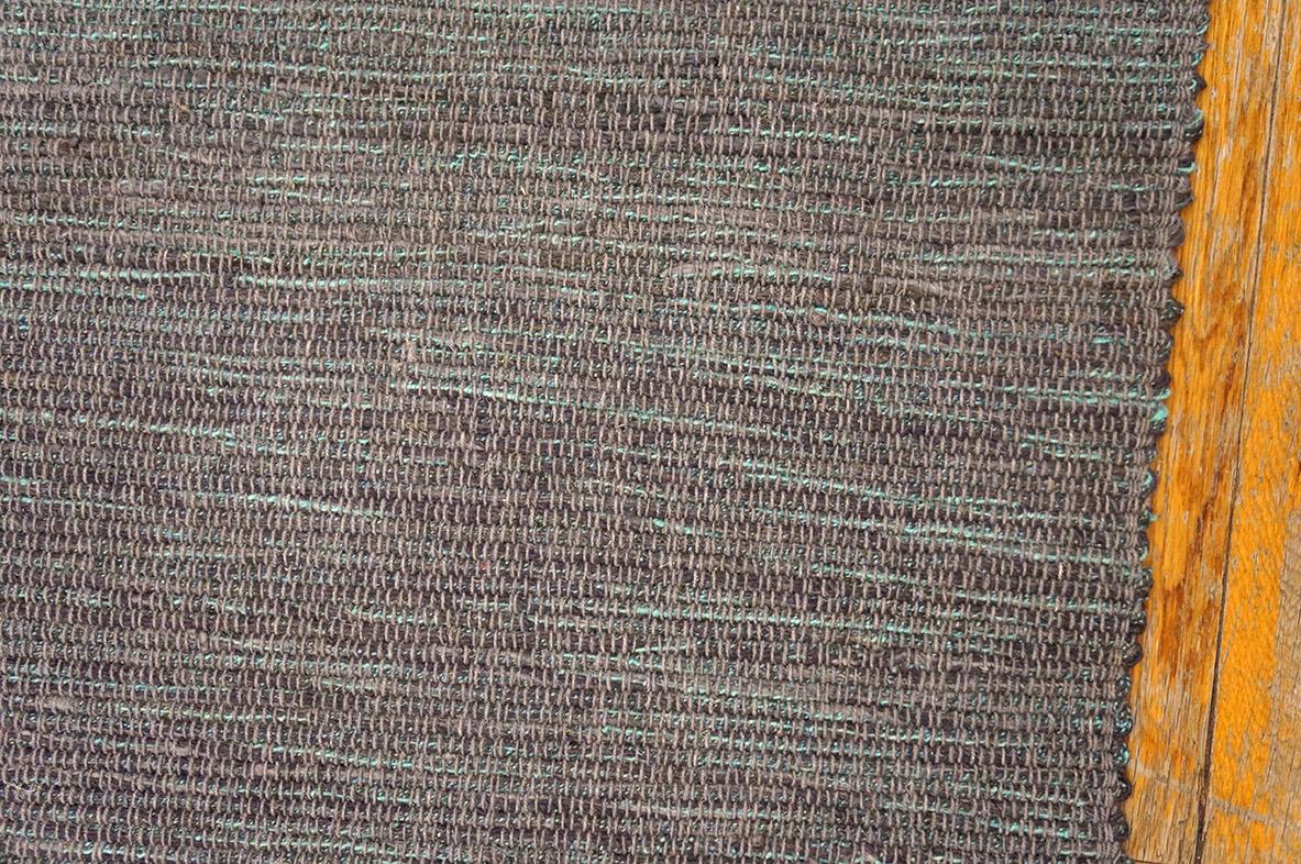 Contemporary Handwoven Wool Shaker Style Flat Weave Carpet 9' 0