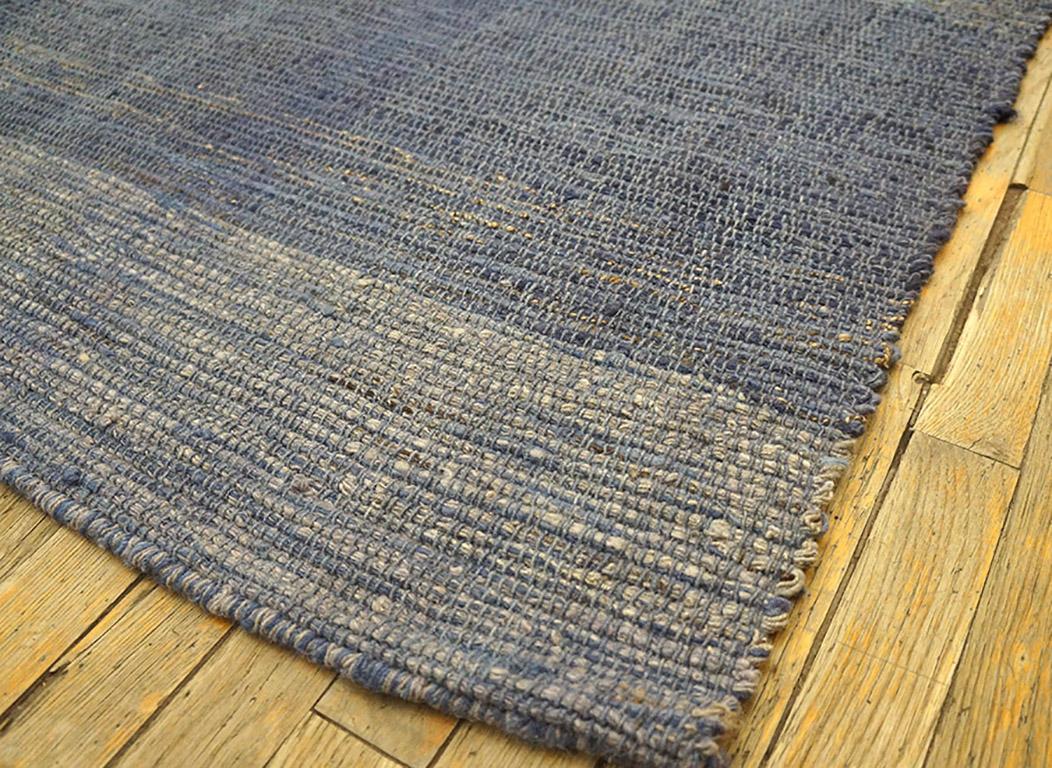 Contemporary Handwoven Wool Shaker Style Flat Weave Carpet 9' 1