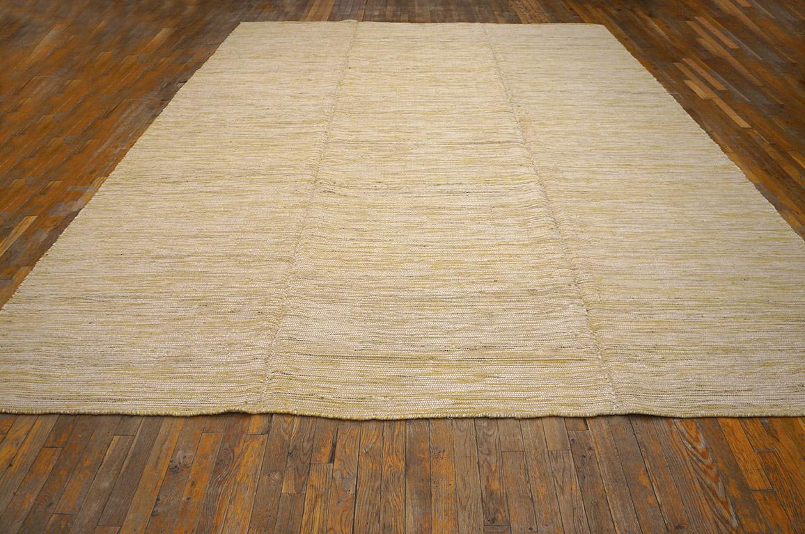 Contemporary Shaker Style Flat-Weave Carpet ( 9' 3