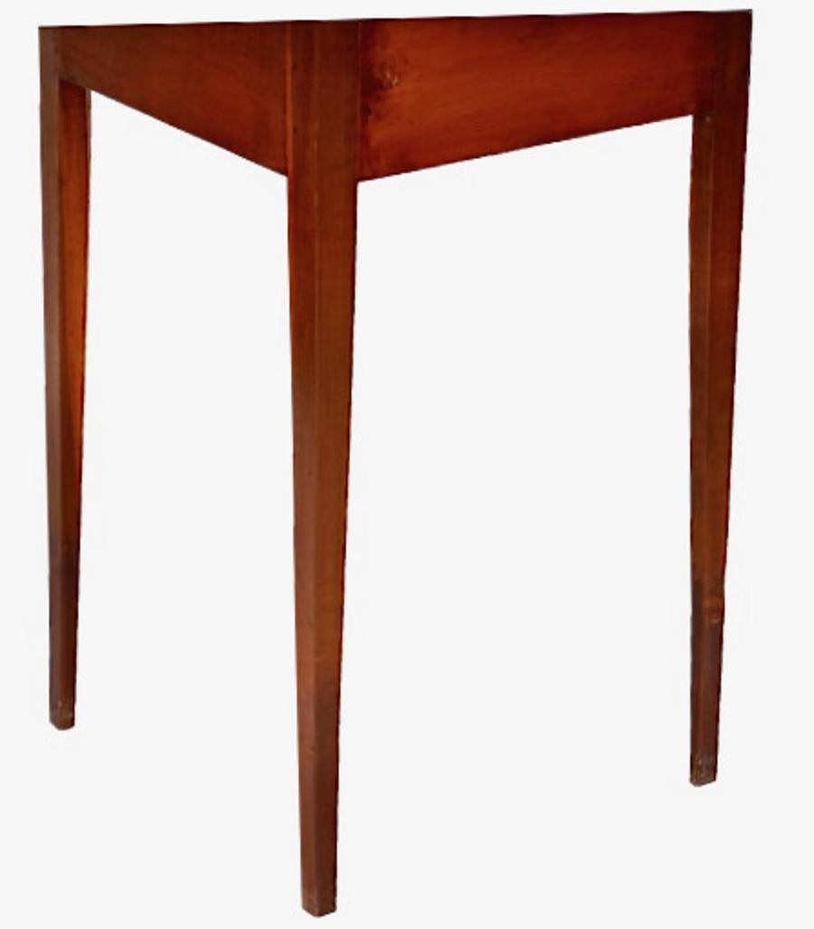 Shaker (Attributed) Pine Demi-Lune Table For Sale 3