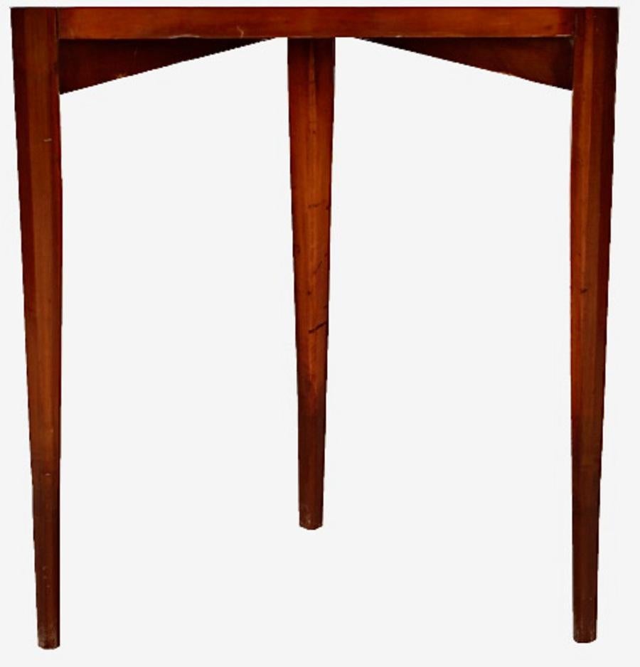 Shaker (Attributed) Pine Demi-Lune Table For Sale 4