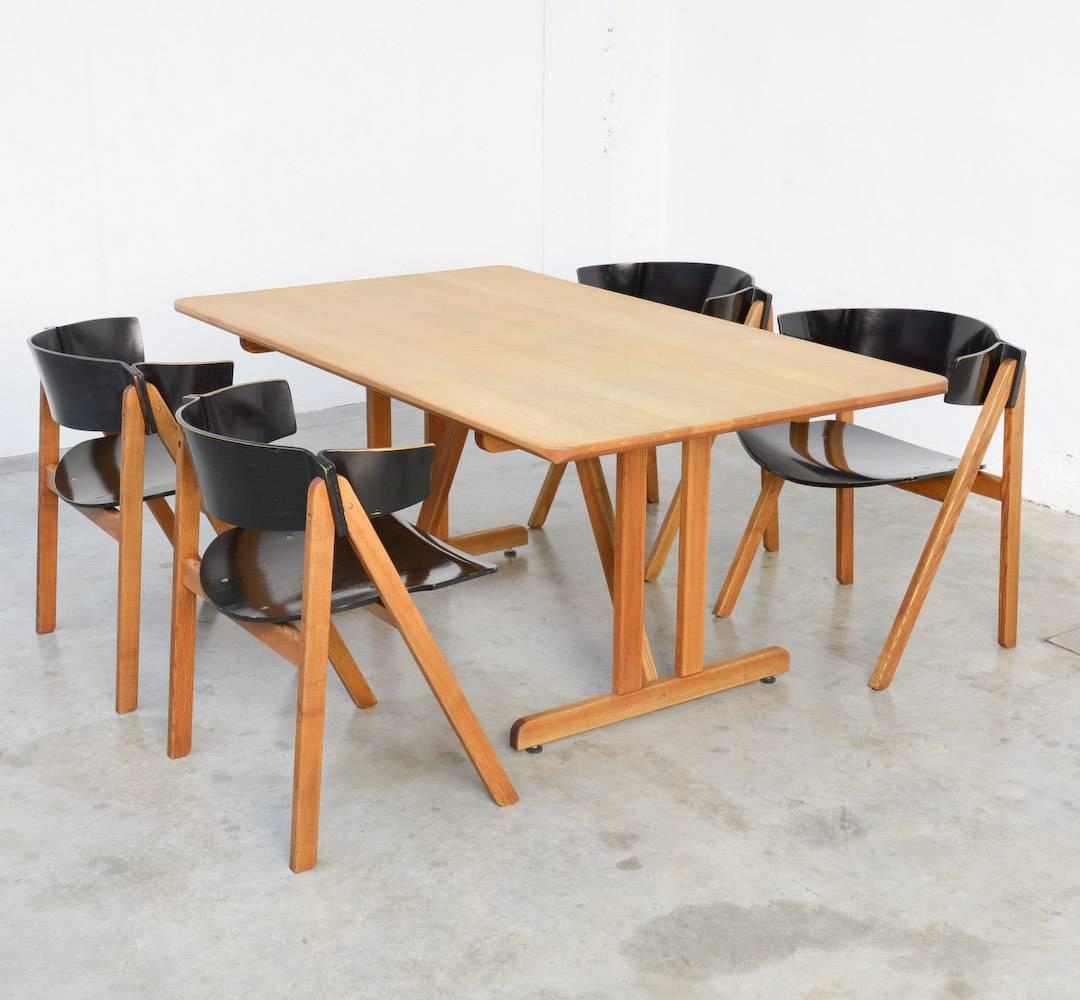Late 20th Century Shaker Dining Table by Victor Bernt for Soren Willadsen