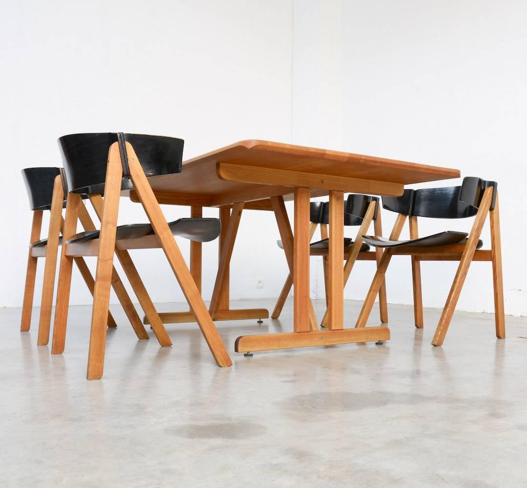 Wood Shaker Dining Table by Victor Bernt for Soren Willadsen
