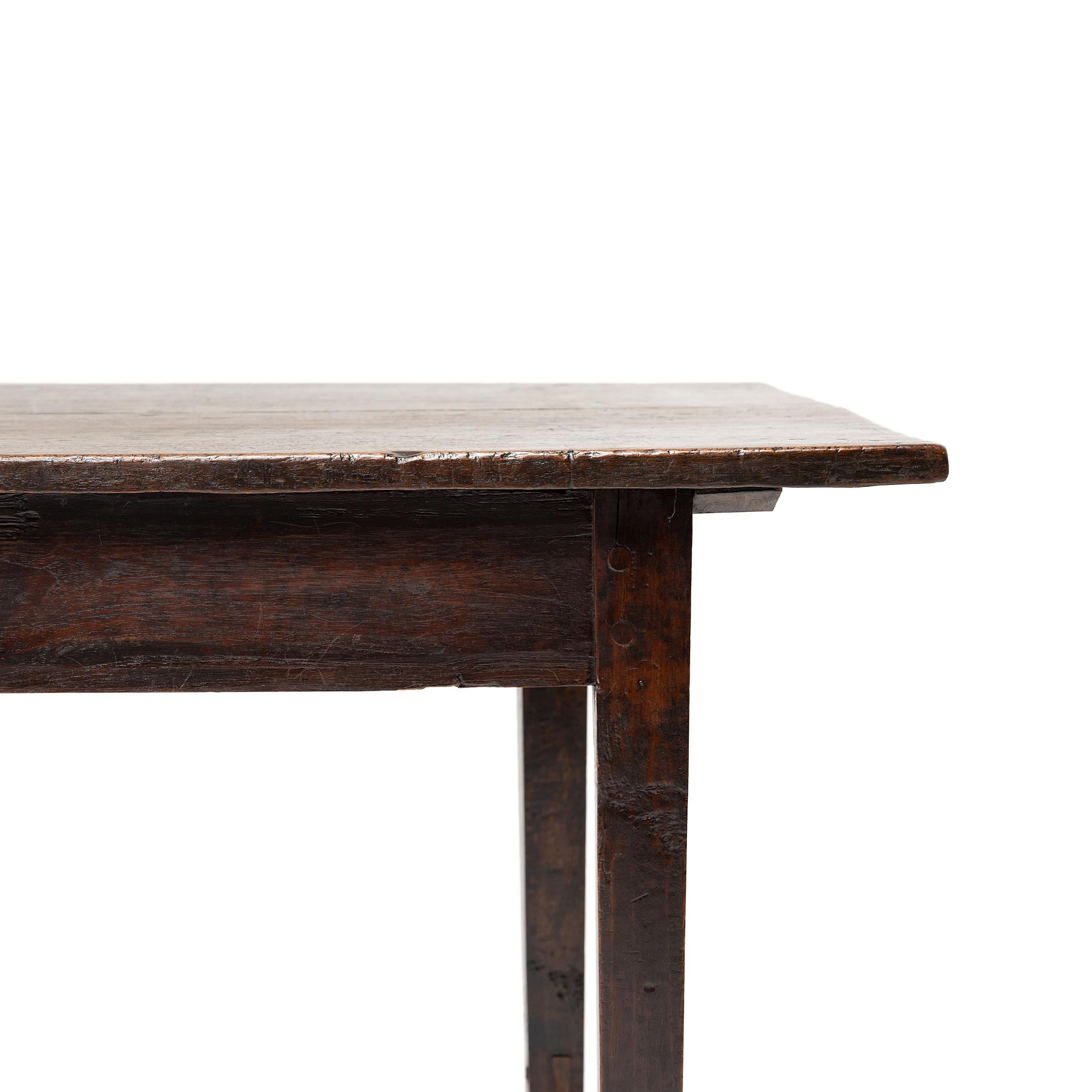 Hardwood Shaker Dining Table, c. 1850 For Sale