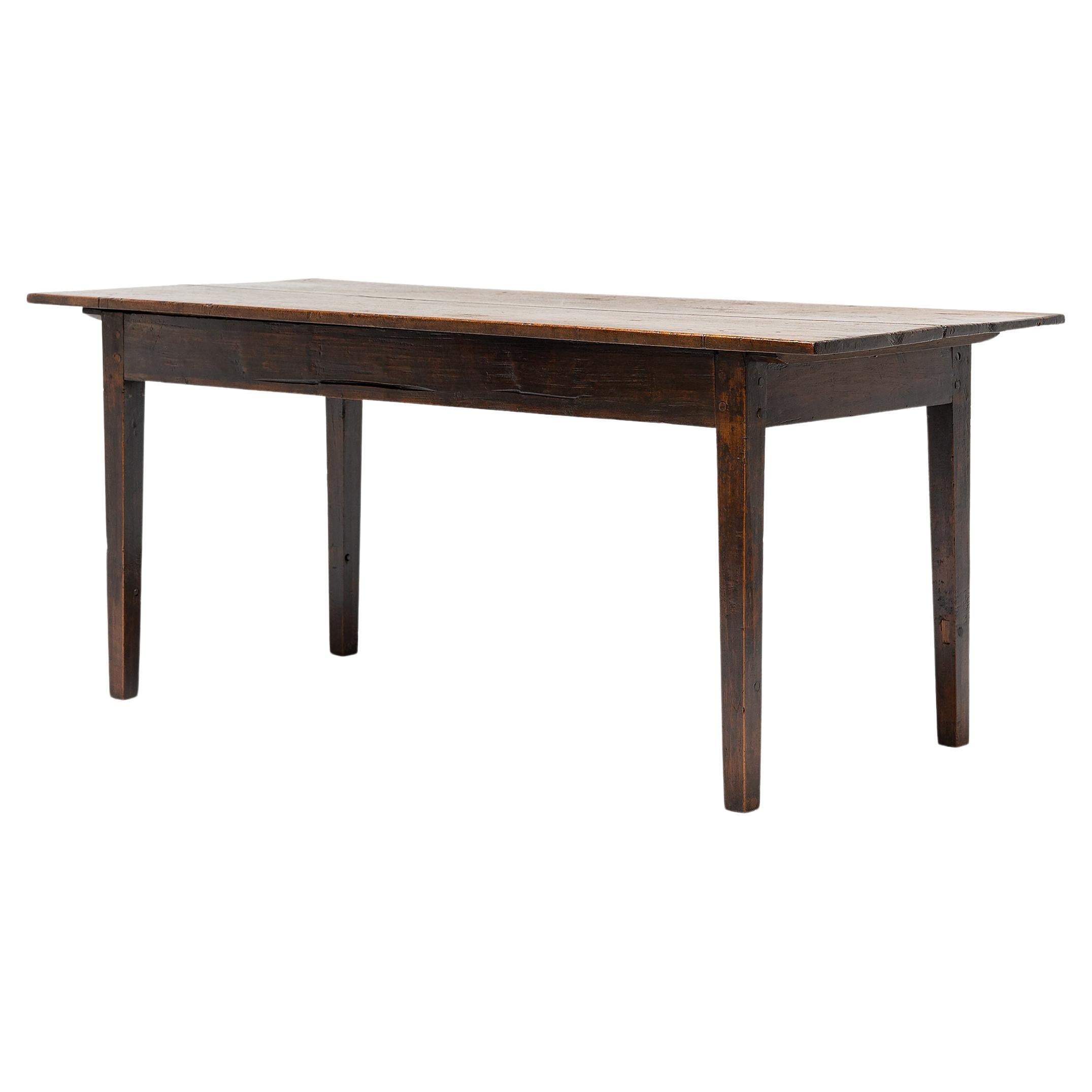 Shaker Dining Table, c. 1850 For Sale