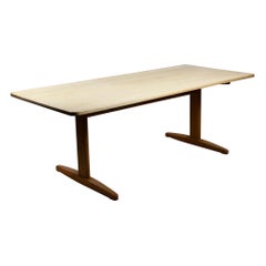 Used Shaker Dining Table, Model C18, of Soap Treated Oak Designed by Børge Mogensen