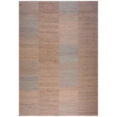 Contemporary Handwoven Wool Shaker Style Flat Weave Carpet 10' 3" x 13' 8"