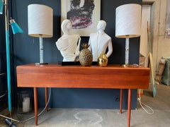 Shaker Furniture Drop Leaf Table by De Padova, Cherrywood