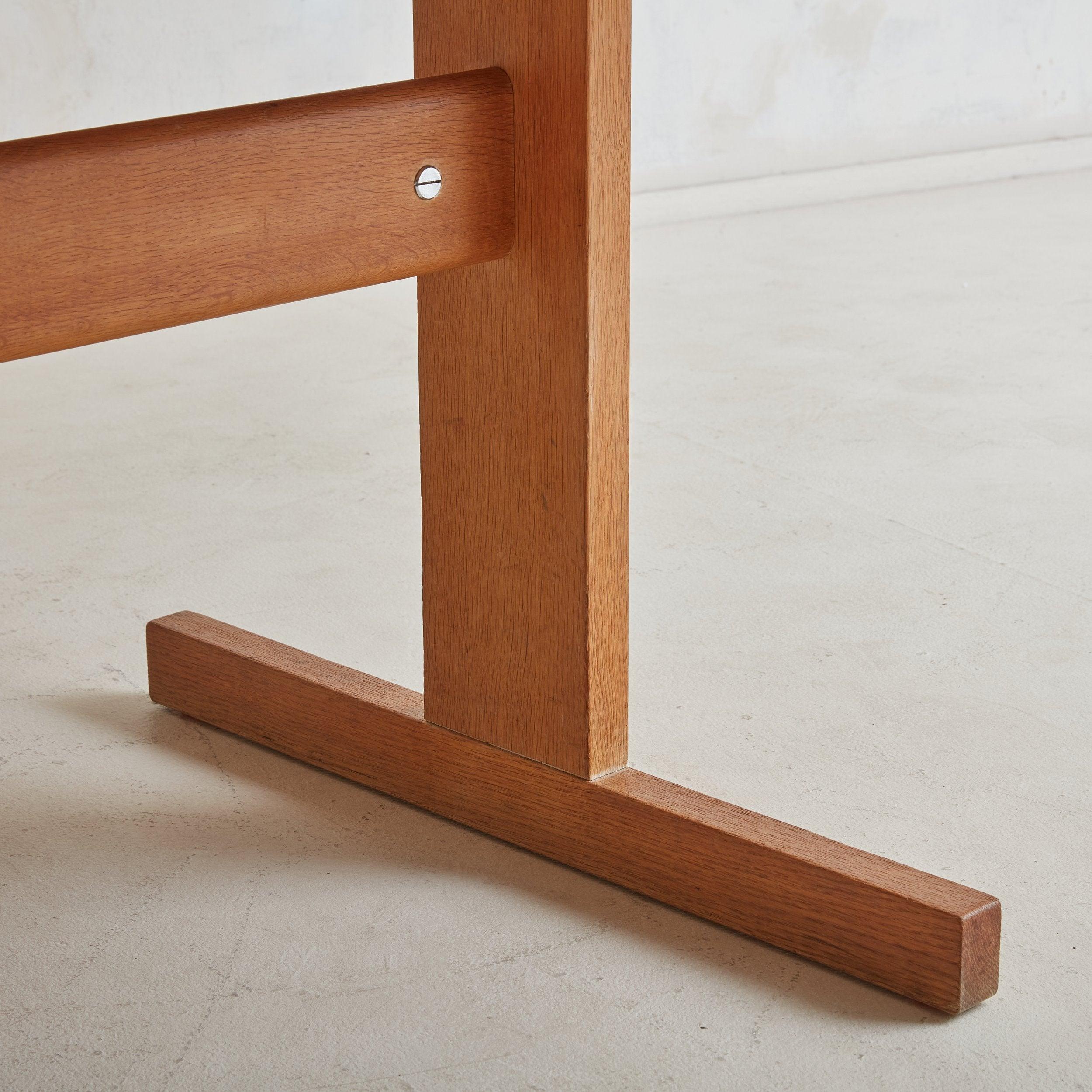 Table de salle à manger en Oak Shaker par Hans J. Wegner pour Andreas Tuck, Danemark, années 1960 en vente 3