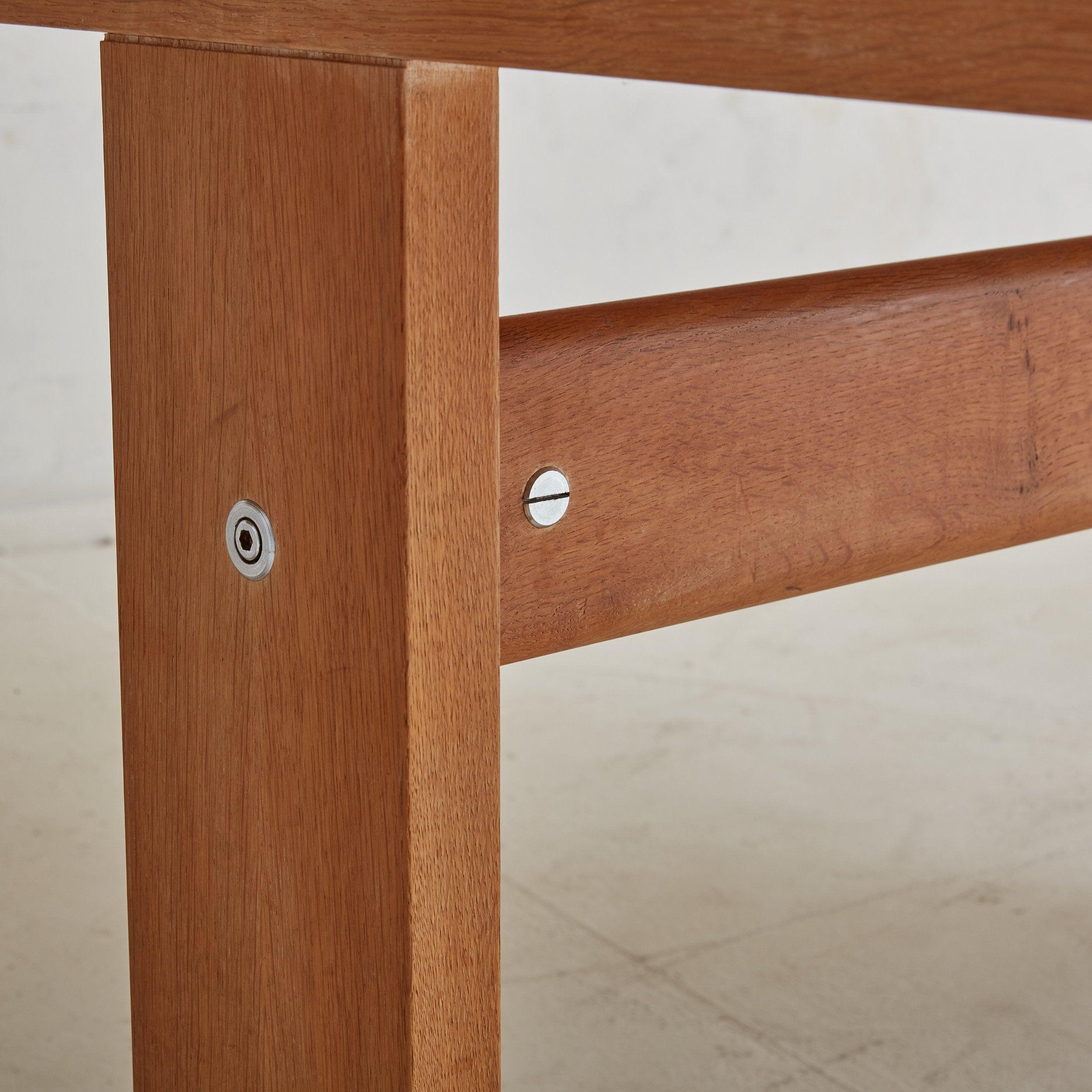 Table de salle à manger en Oak Shaker par Hans J. Wegner pour Andreas Tuck, Danemark, années 1960 en vente 2