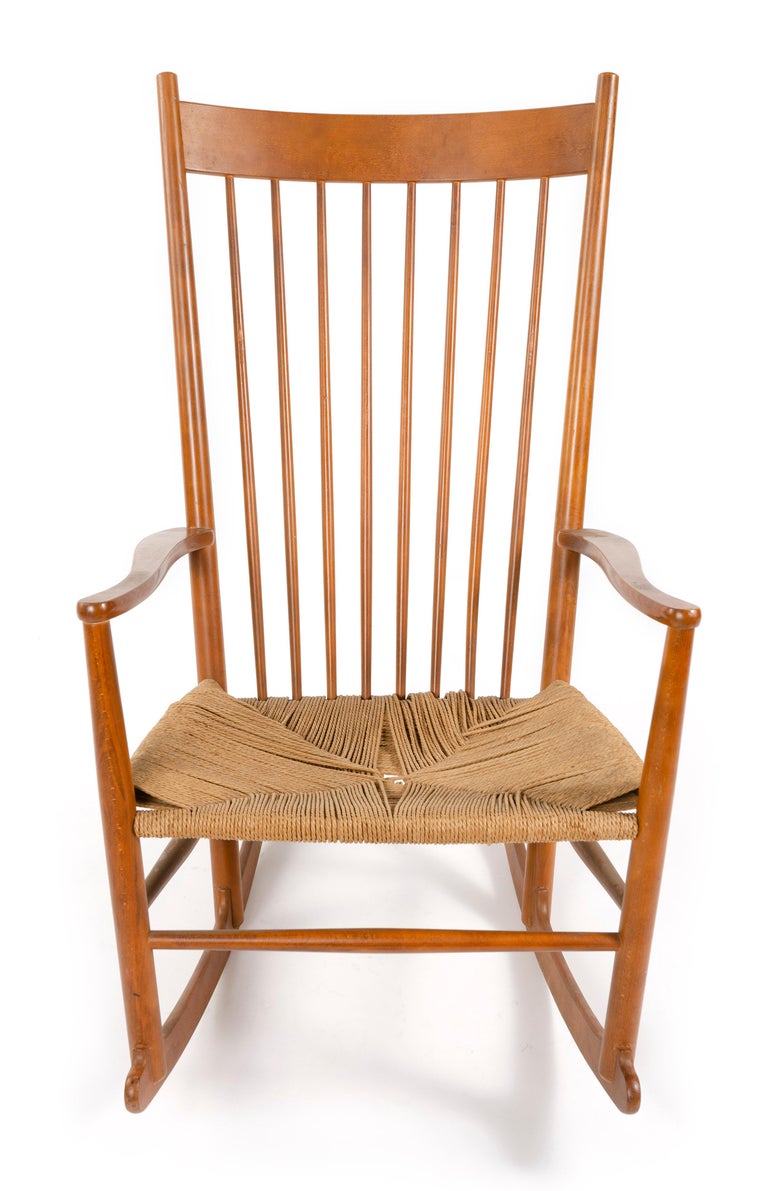 1970s Danish Shaker Rocking Chair by Hans J. Wegner For Sale at 1stDibs