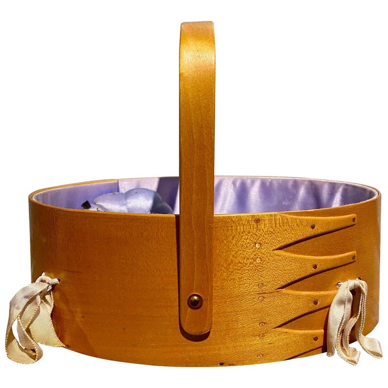 Early 20th Century Shaker Sewing Basket at 1stDibs