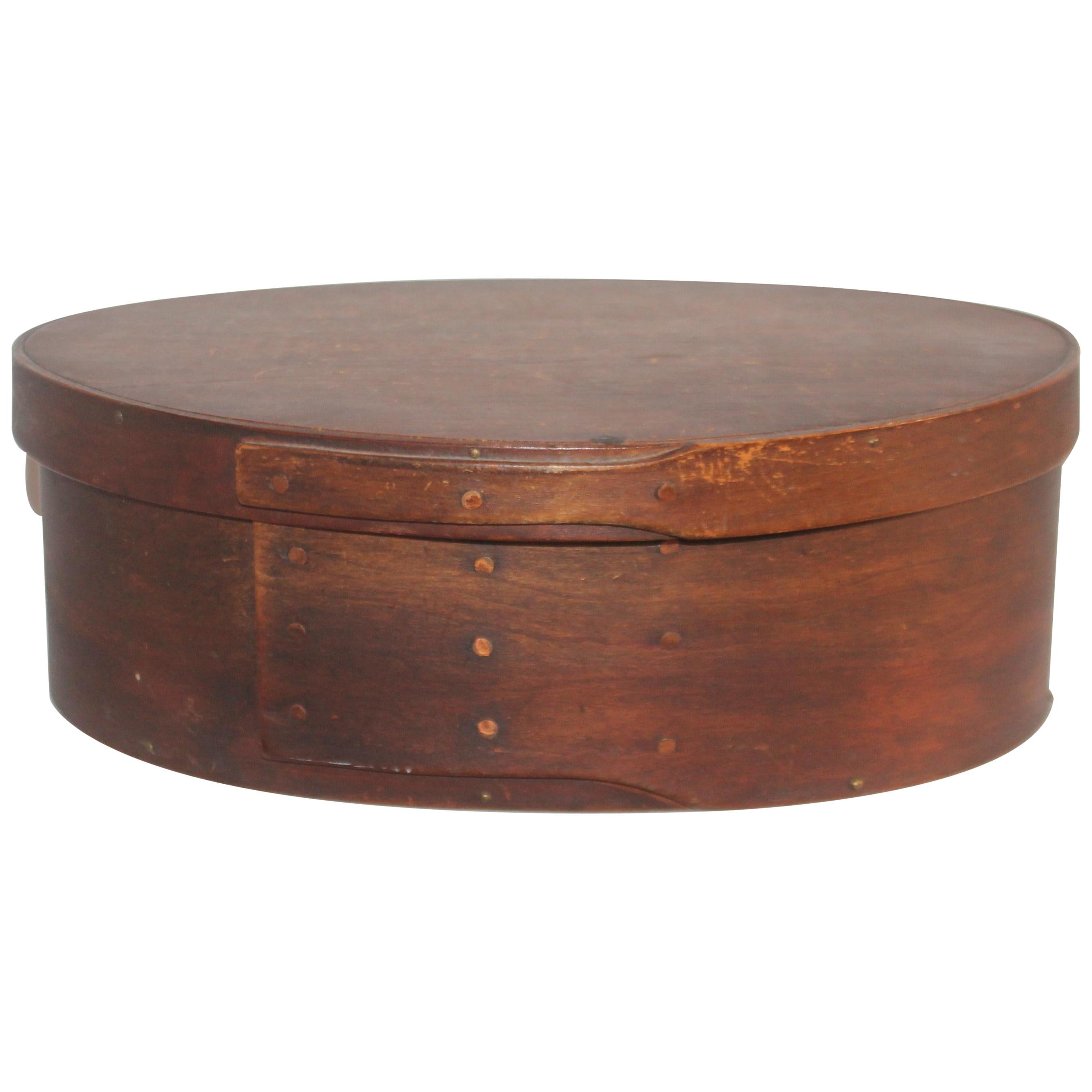 Scatola da dispensa ovale in stile Shaker Style