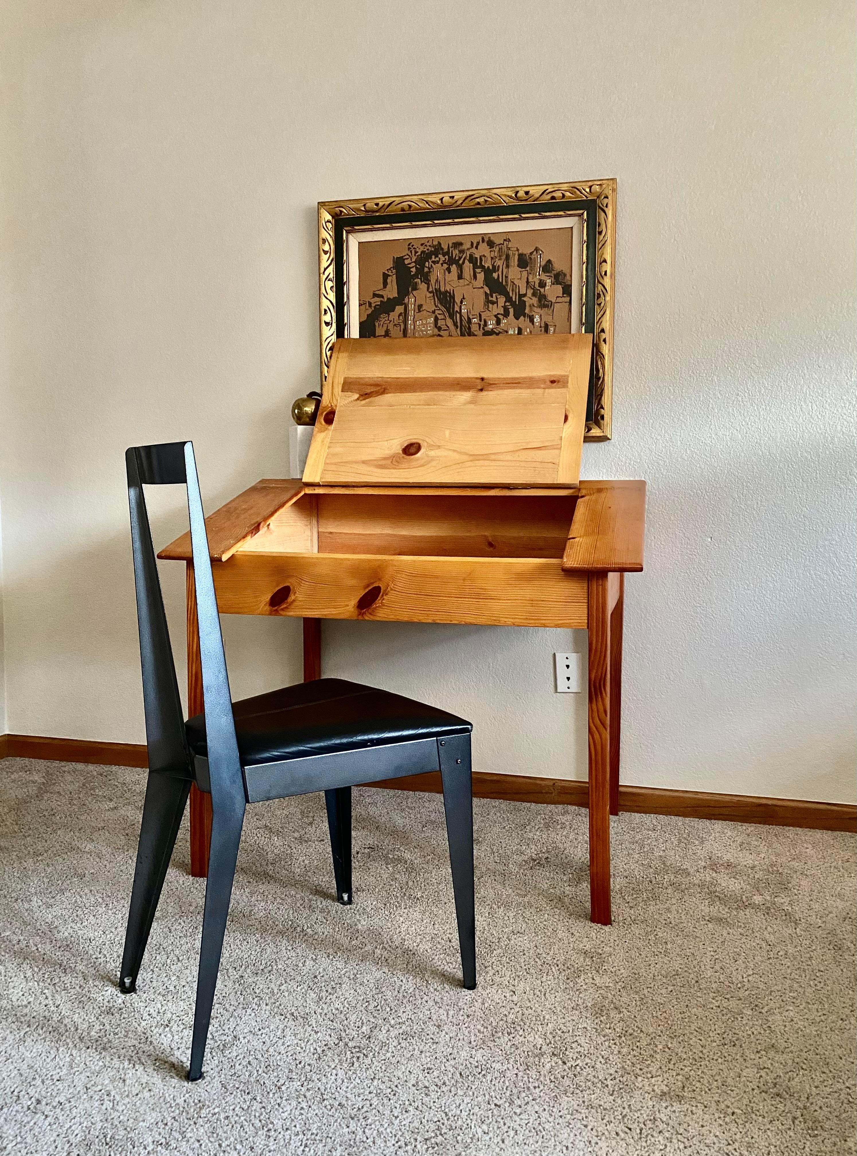Bureau et huche en pin Shaker Style en vente 1