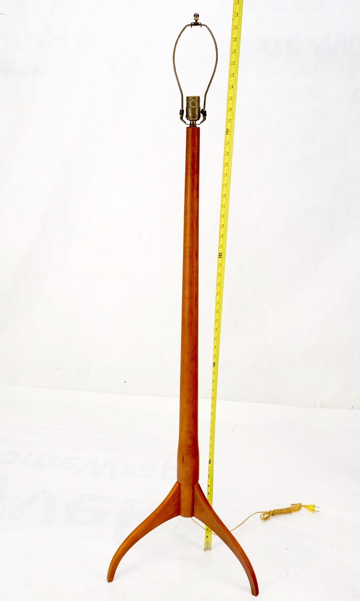 Shaker Turned Solid Cherry Floor Lamp  3