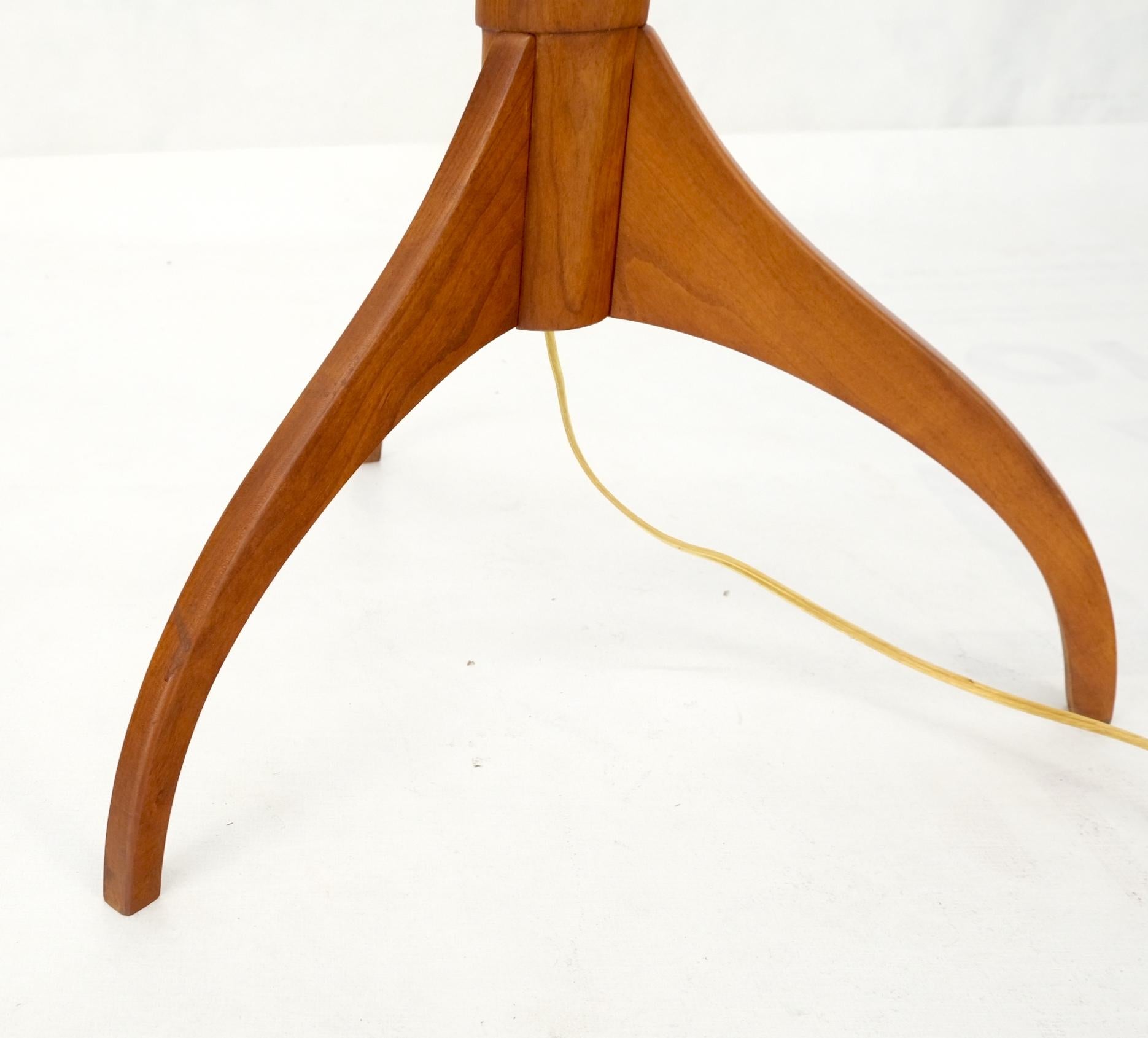 20th Century Shaker Turned Solid Cherry Floor Lamp 