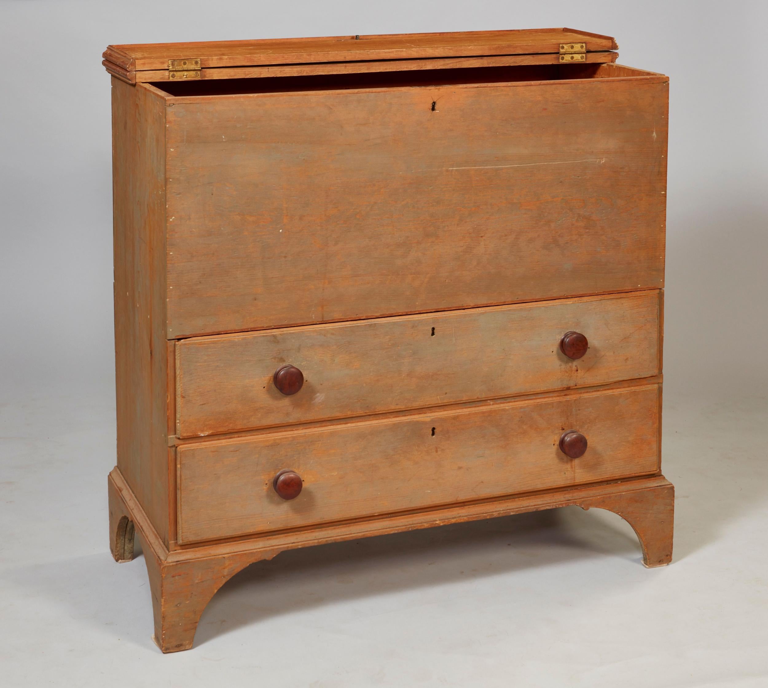 Painted Shaker Two-Drawer Blanket Chest