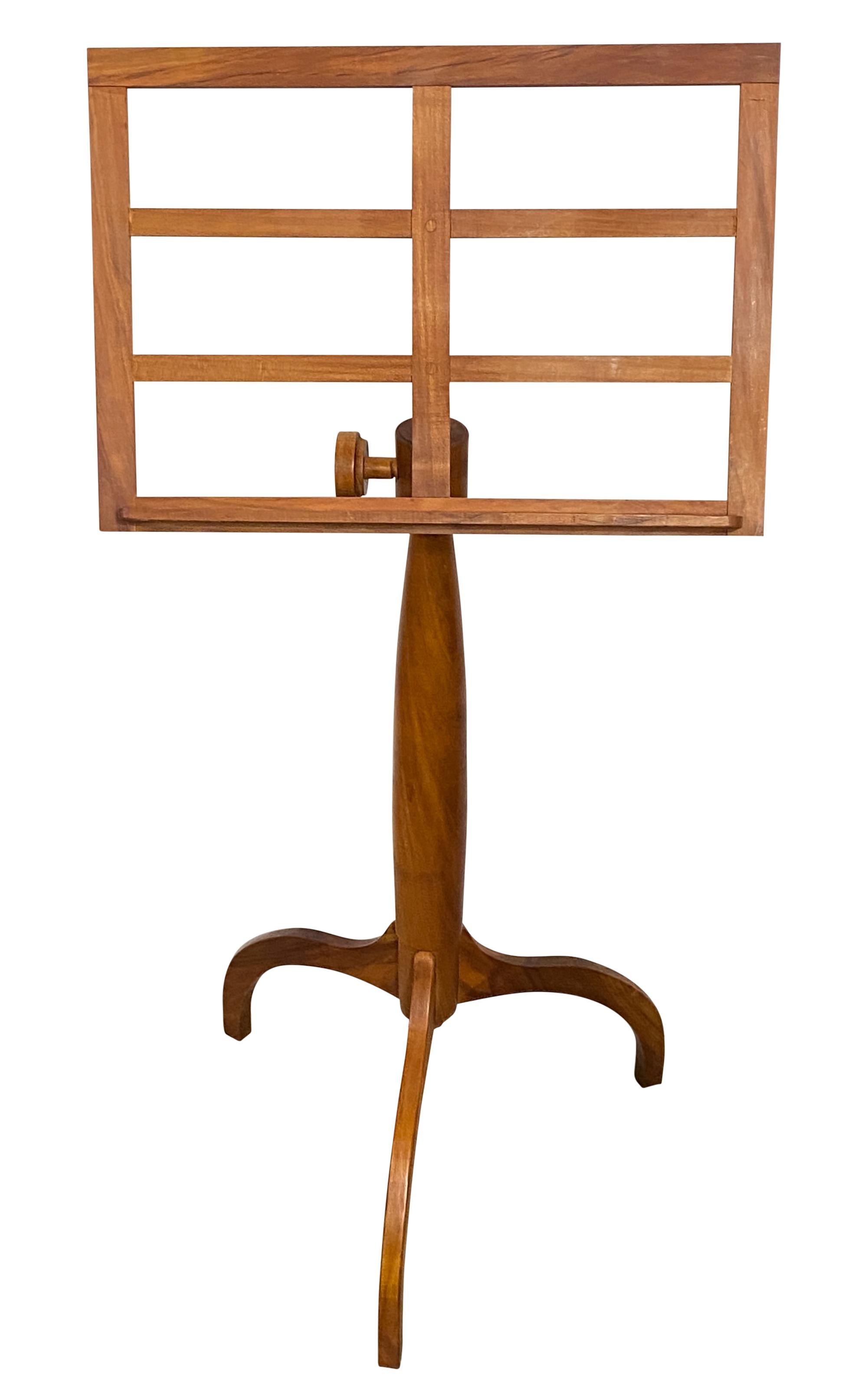 Shaker Work Shop Style Cherry Wood Music Stand For Sale 1