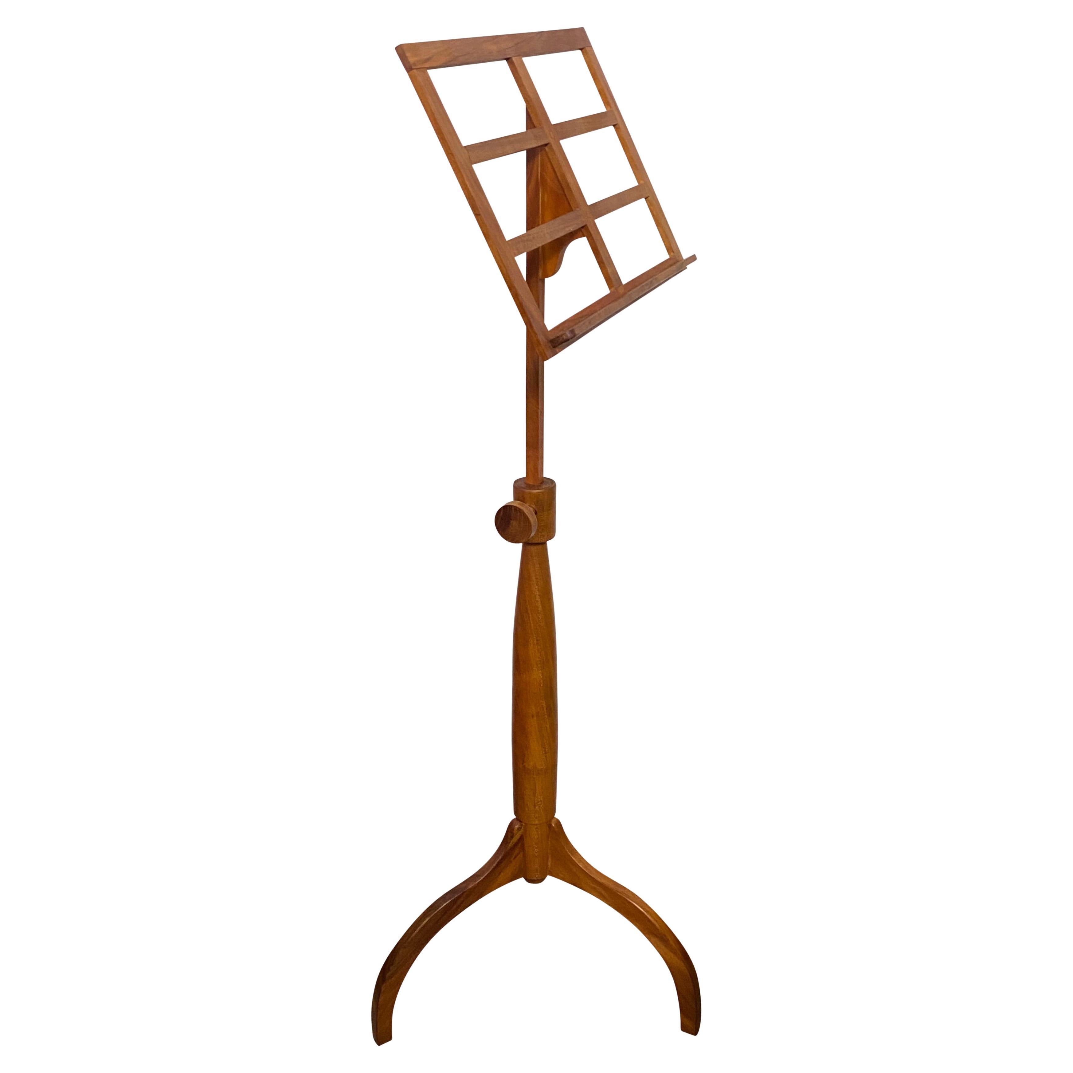 Shaker Work Shop Style Cherry Wood Music Stand For Sale