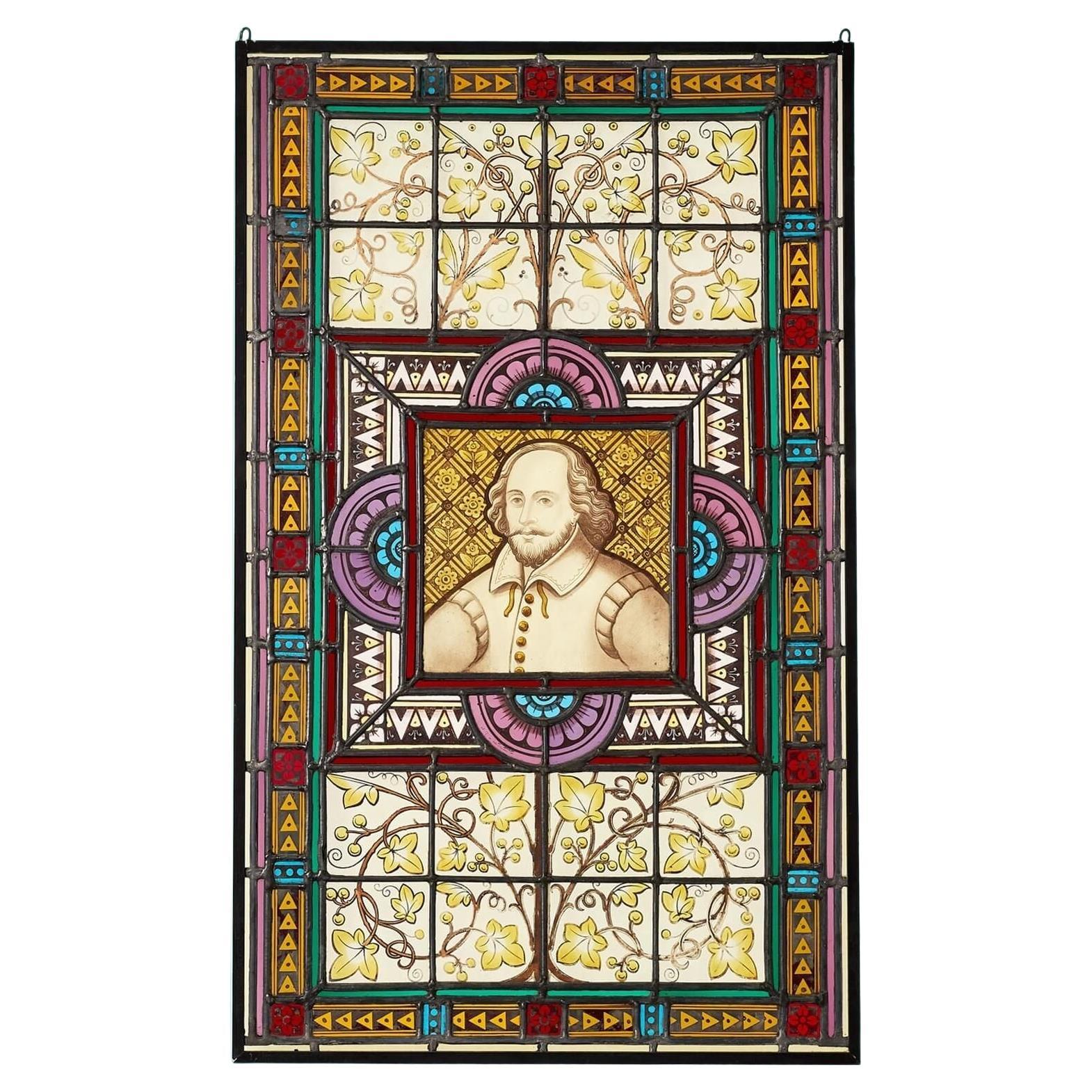 Vetrata antica di Shakespeare in vendita