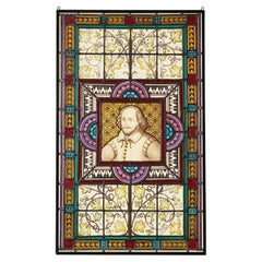 Shakespeare Used Stained Glass Window