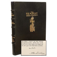 Shakespeare, the Tempest, Limited Edition Signed by Rackham, in a Fine Binding!