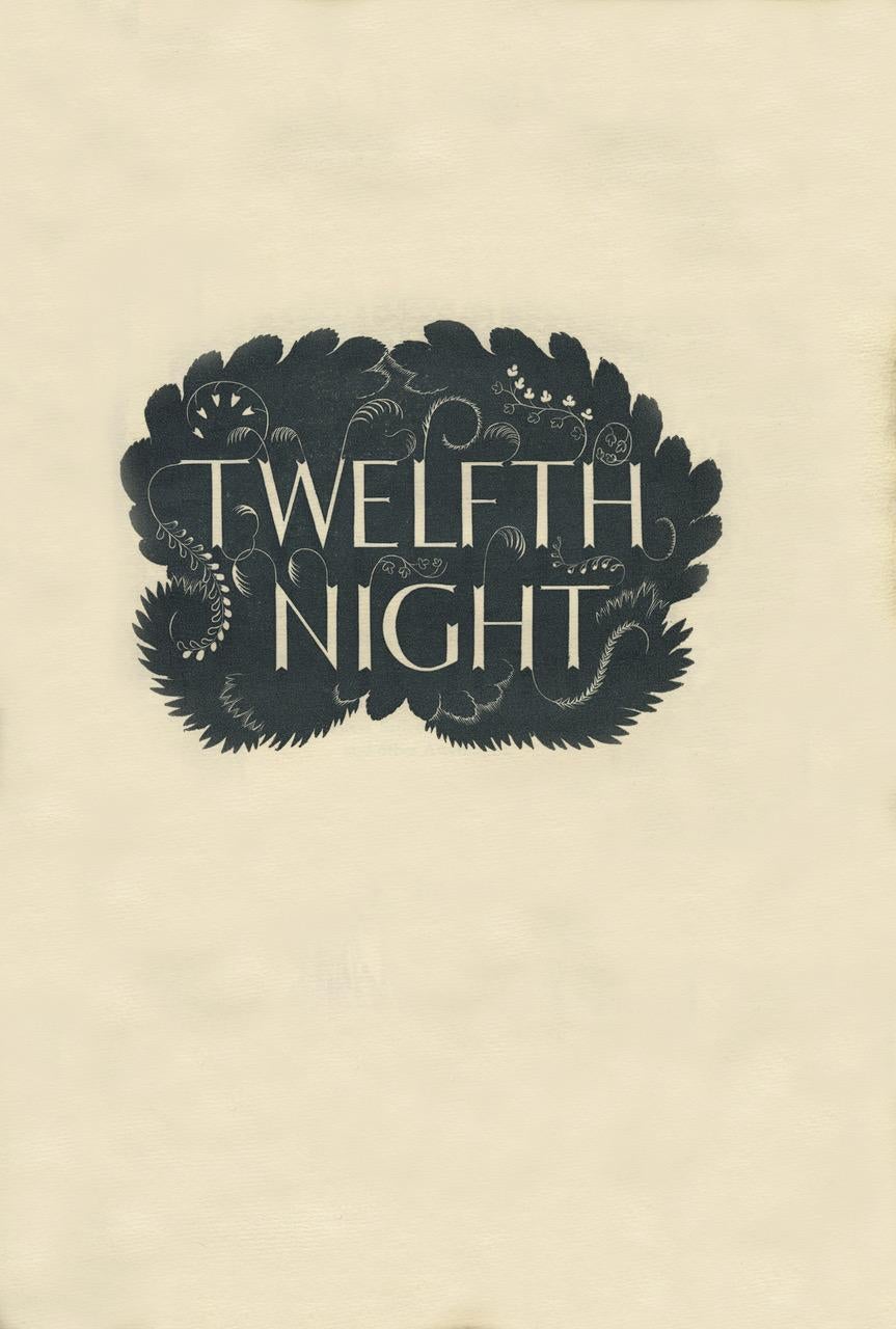 Inglese Shakespeare - La dodicesima notte, o quello che vuoi; incisioni di Eric Ravilious in vendita