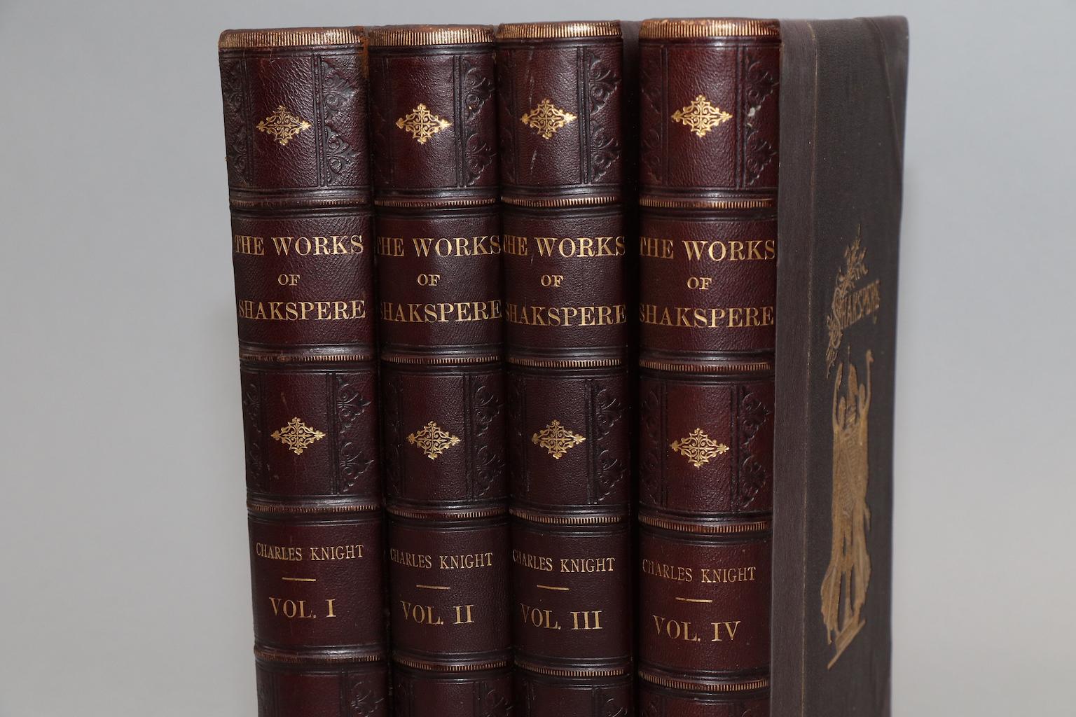 Imperial Edition

Four volumes. Octavo. Bound in three-quarter brown morocco with raised bands, all edges gilt, and gilt on spines and front covers. Profusely illustrated with steel engravings.

Published Virtue & Co., London, 1880s.