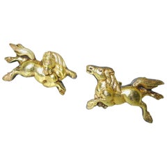 Shakudo Horse Cufflinks