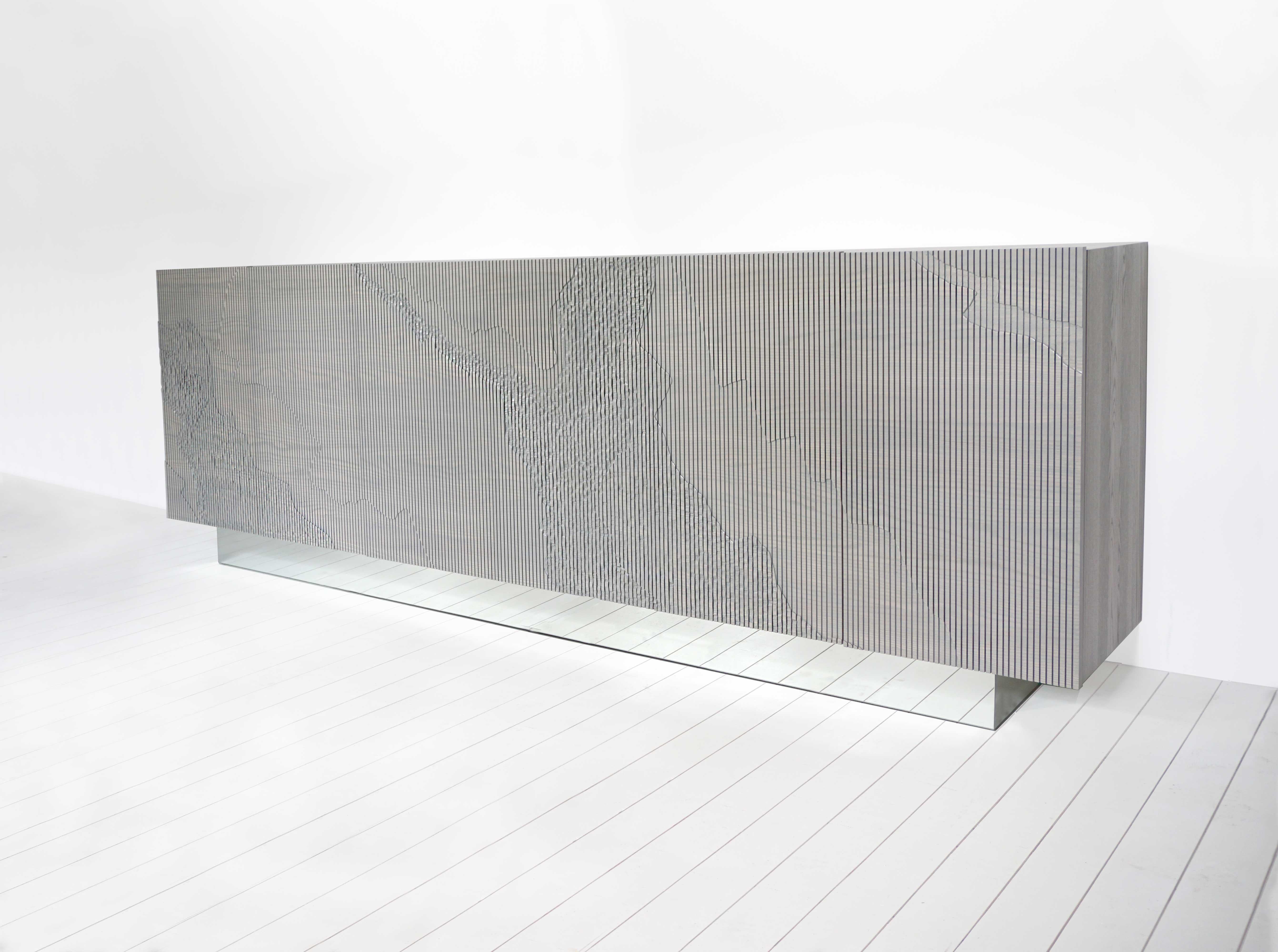 grey credenza