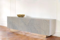 Shale 96" Low Credenza in Grey by Simon Johns