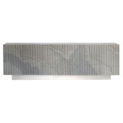 Shale Low Credenza in Grey by Simon Johns