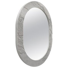 Shale Mirror in Grey by Simon Johns