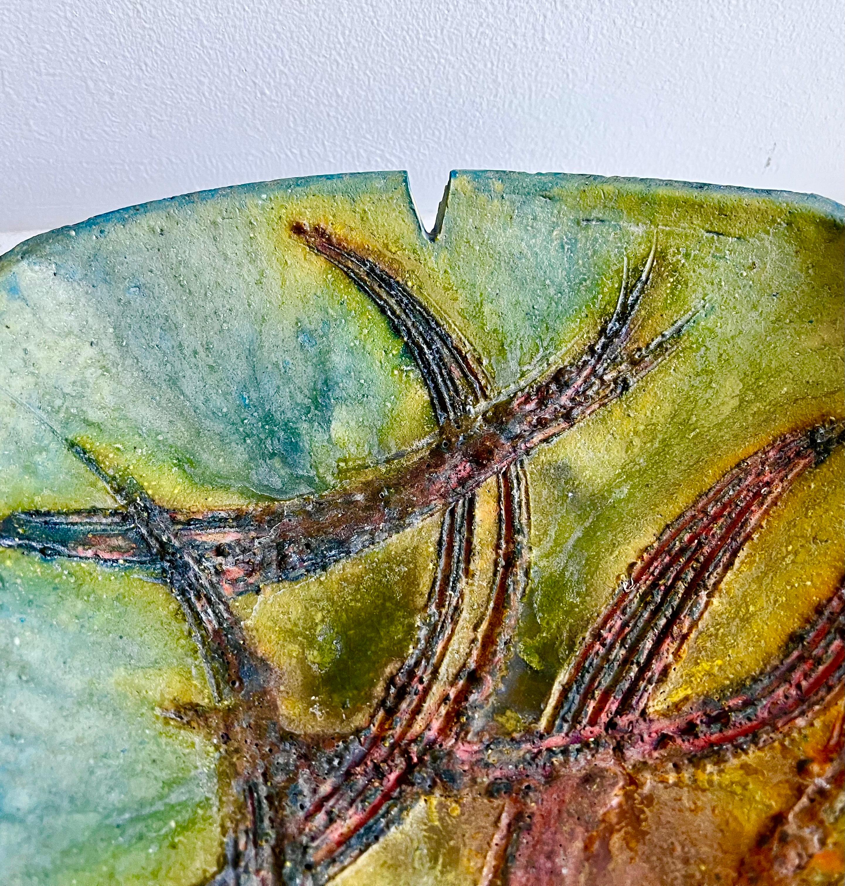 Shallow Bowl or Ashtray by Fantoni for Raymor, c. 1950 For Sale 4