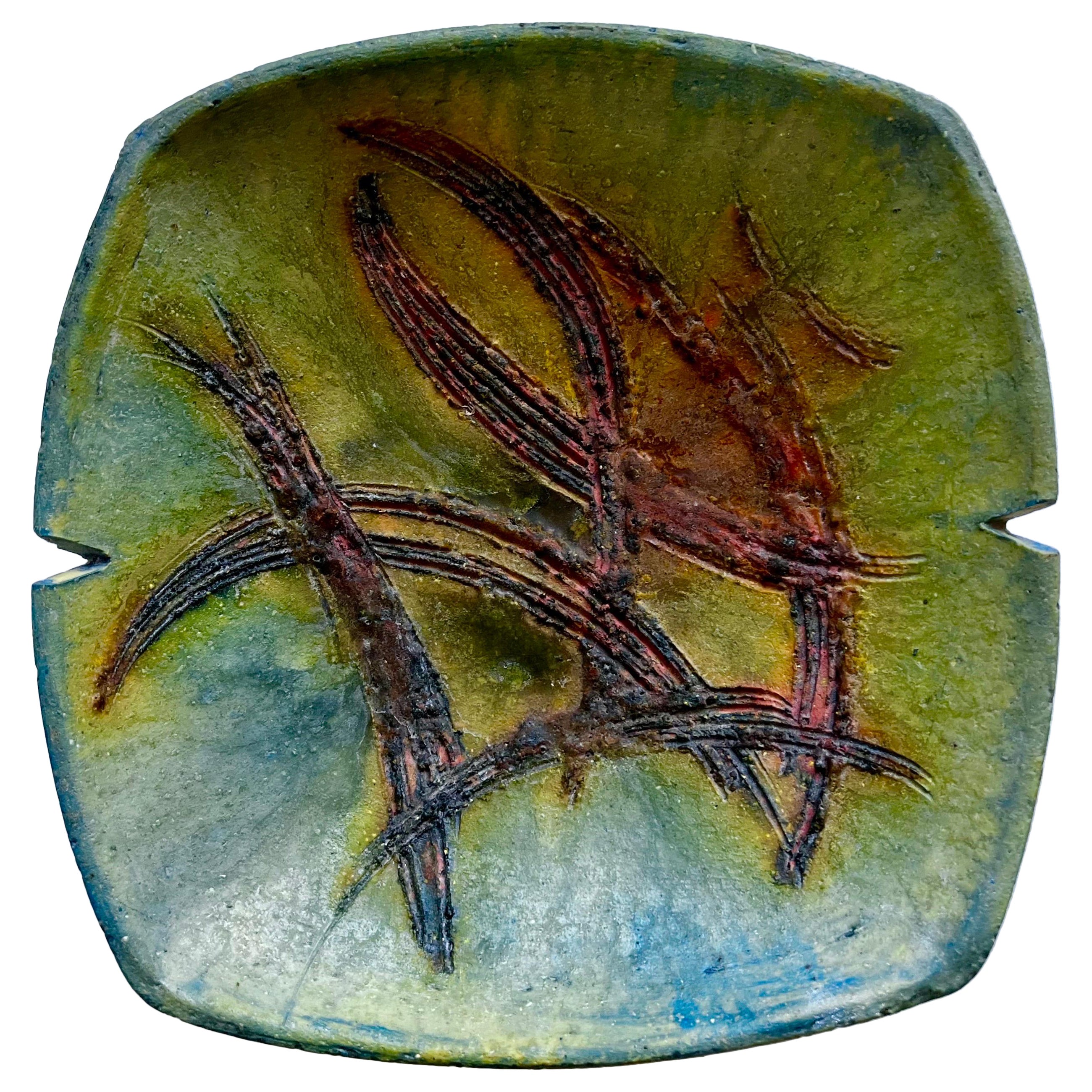 Shallow Bowl or Ashtray by Fantoni for Raymor, c. 1950 For Sale