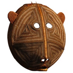 Shamanic mask made by tribes in the jungle