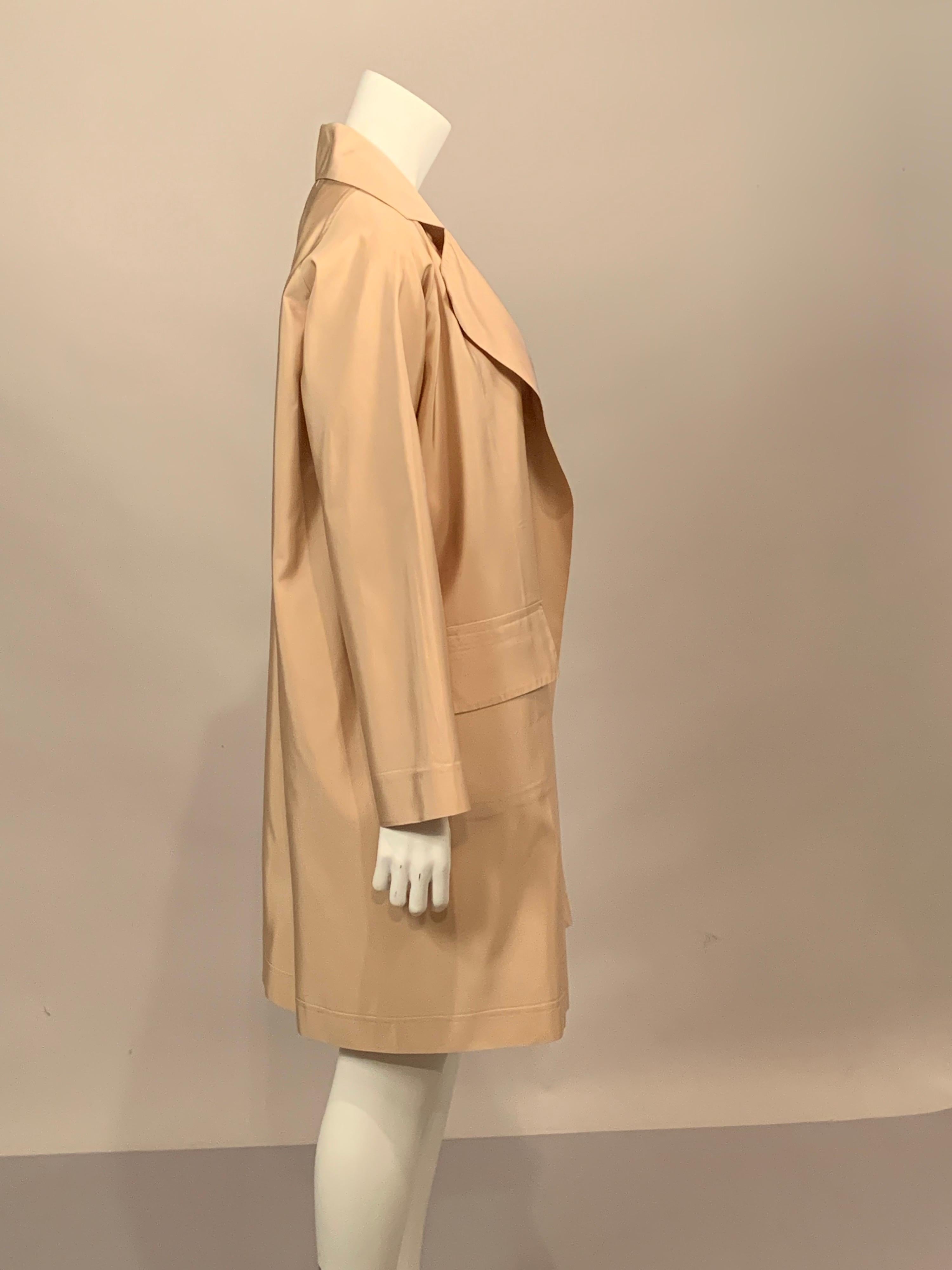 Shamask  Khaki Colored Silk Coat 1