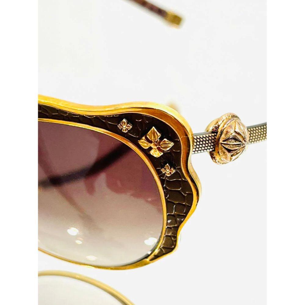 Shamballa Jewels Lotus Sunglasses In Good Condition For Sale In London, GB