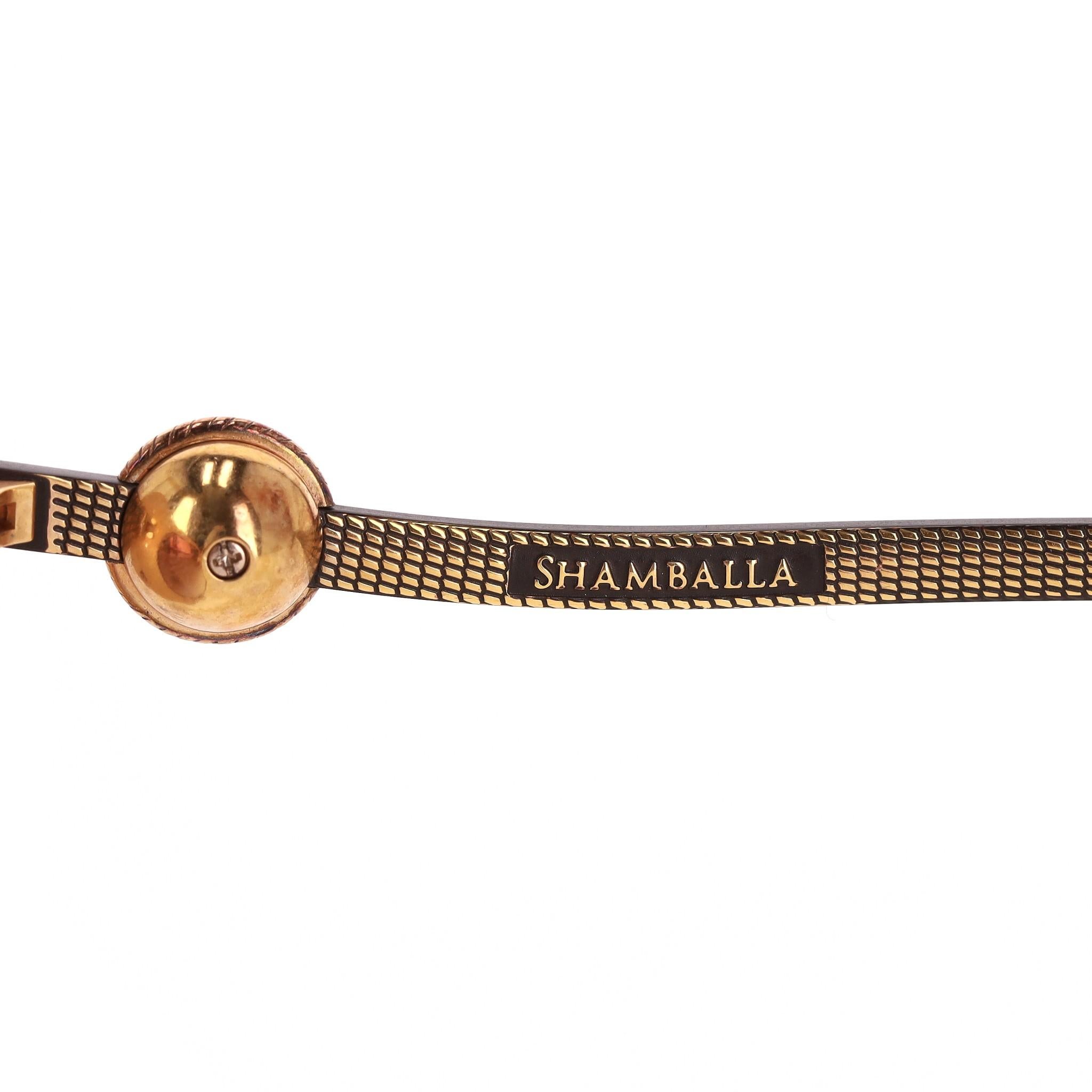Occhiali da sole Lotus della Collezione Jewell di Shamballa Ltd con finiture in pelle di serpente in vendita 1