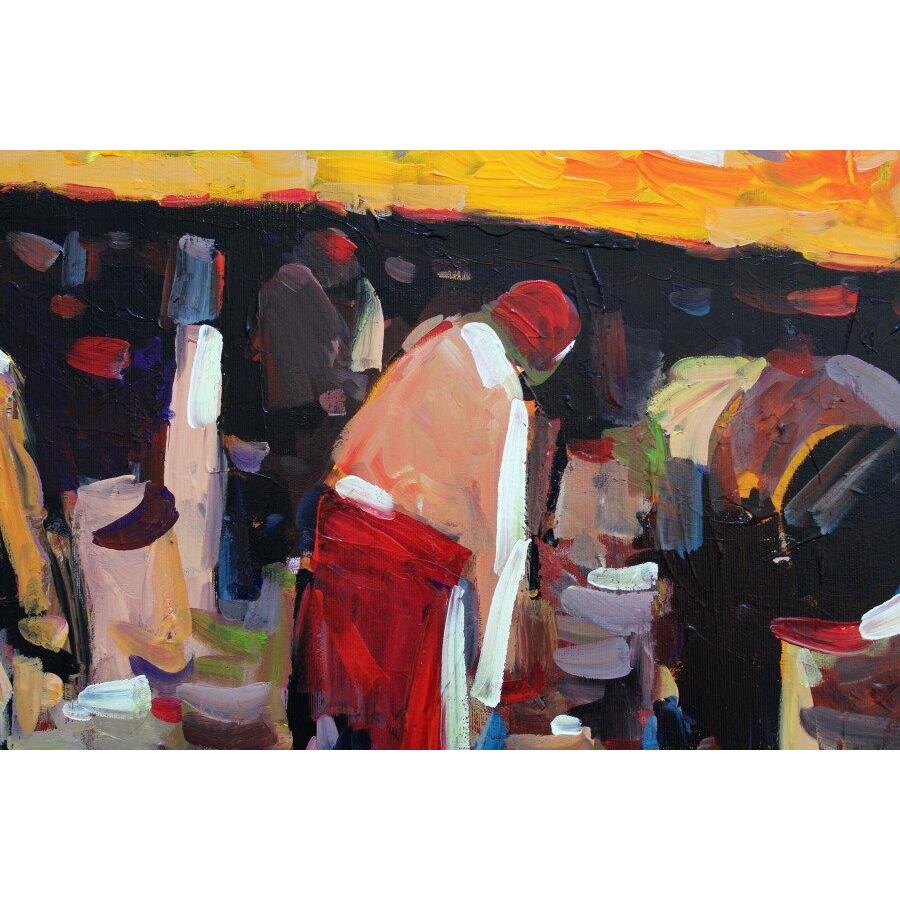 Autunno. 2008, tela, olio, 50x60 cm - Painting di Shamsi Ali