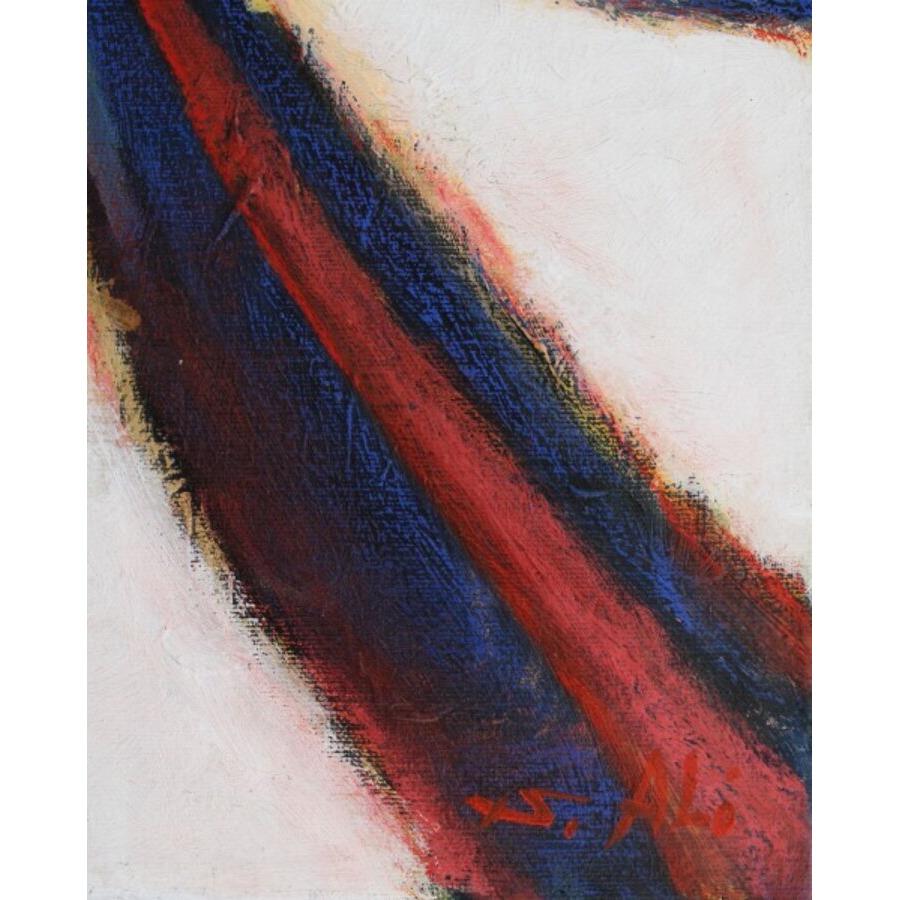 Fiore. 2008, olio su tela, 60x50 cm - Painting di Shamsi Ali