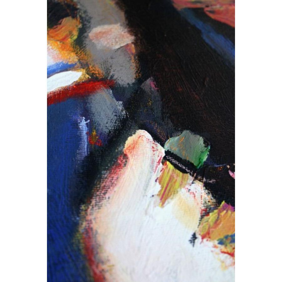 Fiore. 2008, olio su tela, 60x50 cm in vendita 1