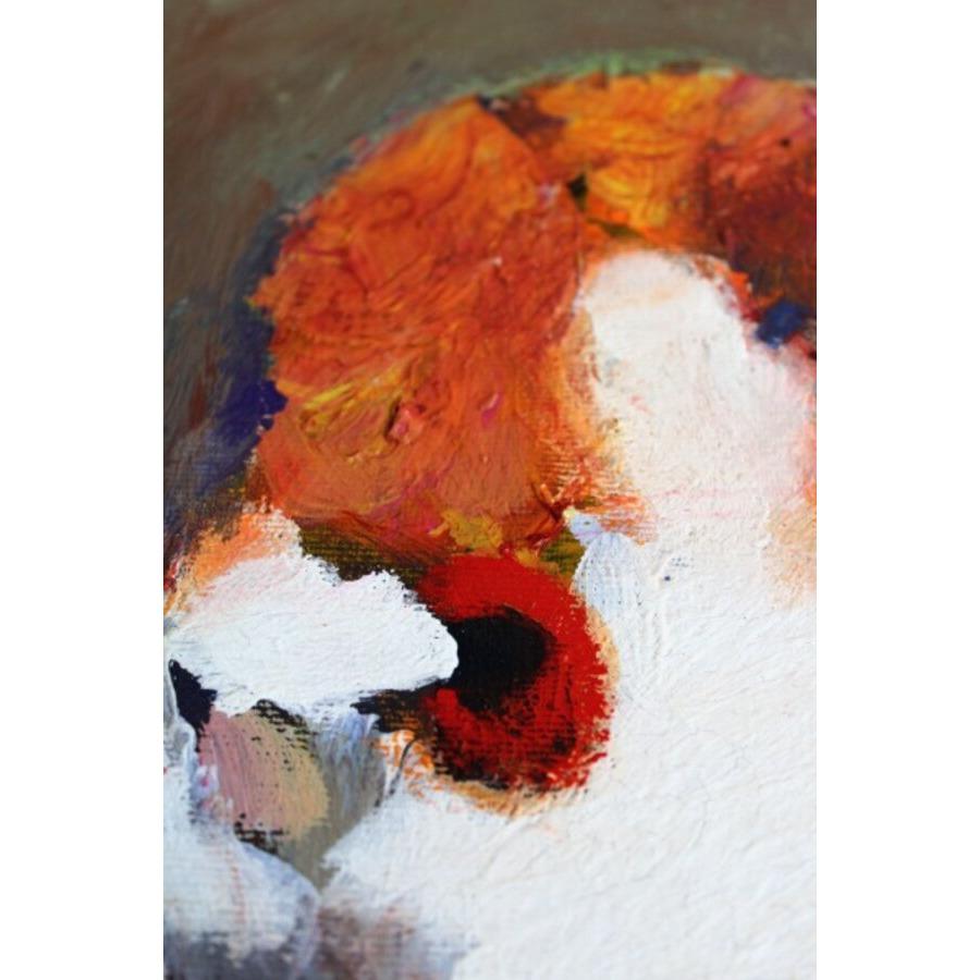 Fiore. 2008, olio su tela, 60x50 cm in vendita 3