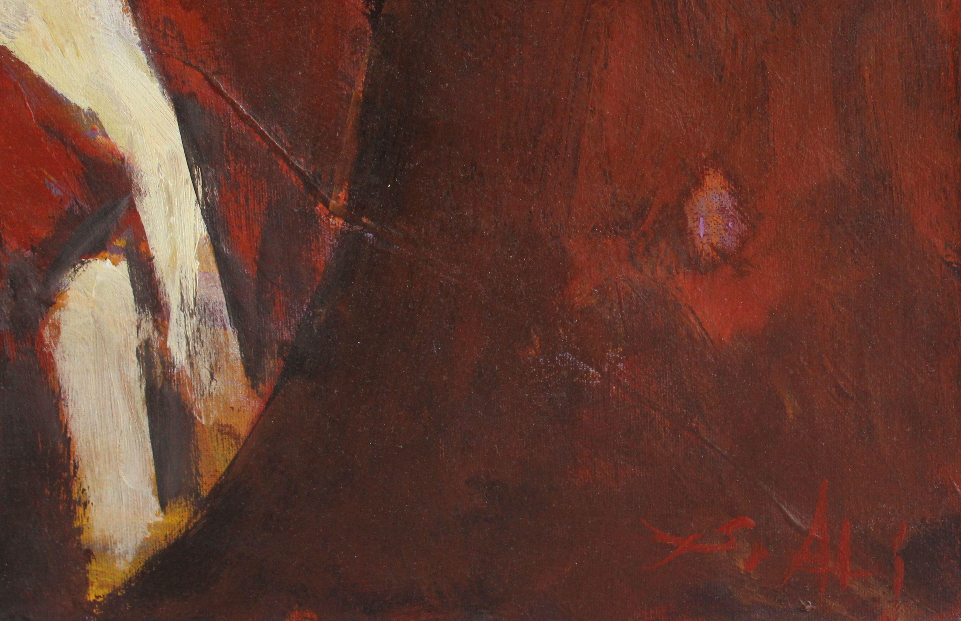 Ciudad vieja. 2008, lienzo, acrílico, 100x120 cm - Painting de Shamsi Ali