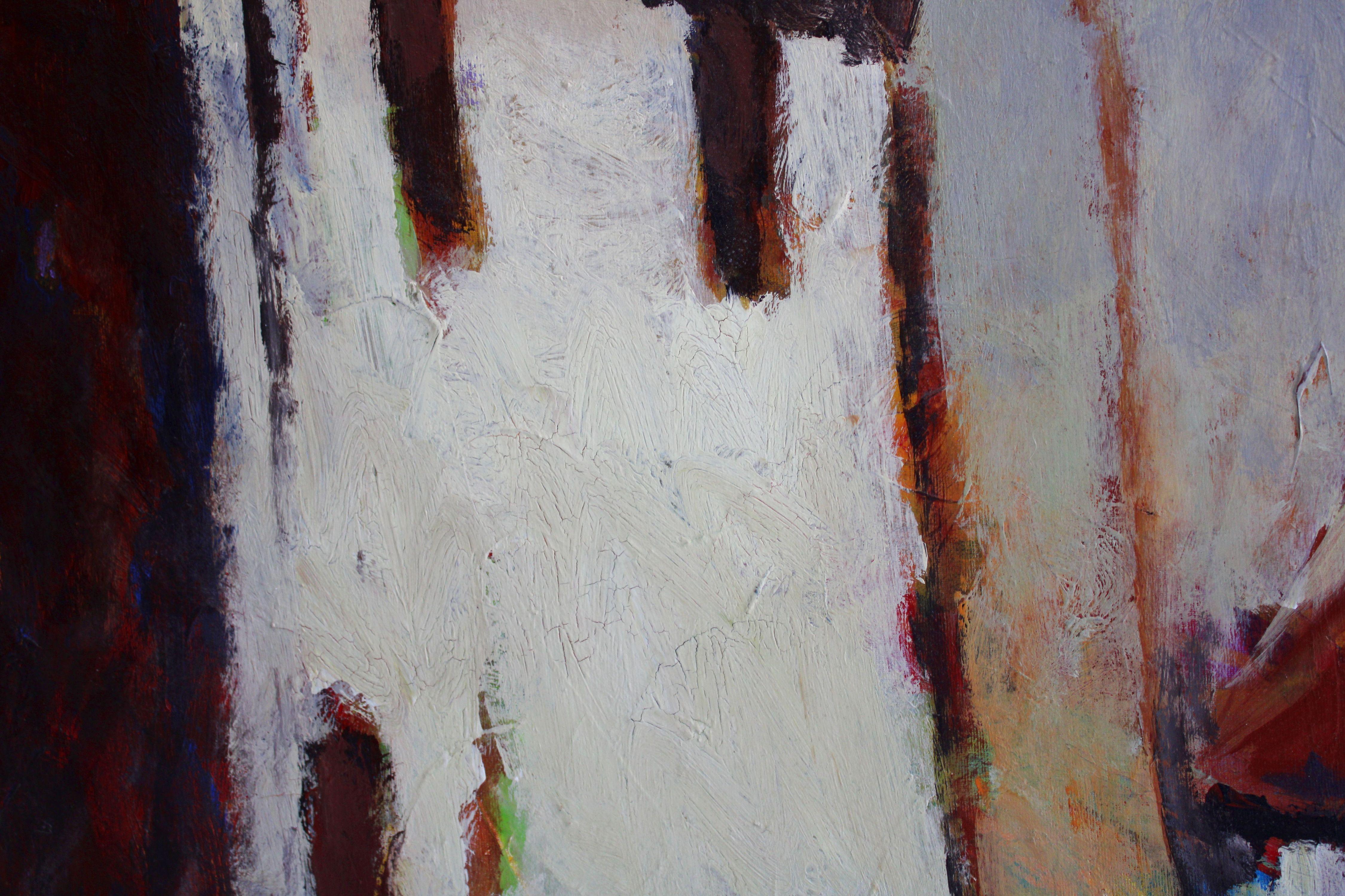 Ciudad vieja. 2008, lienzo, acrílico, 100x120 cm - Landscape Painting Marrón de Shamsi Ali